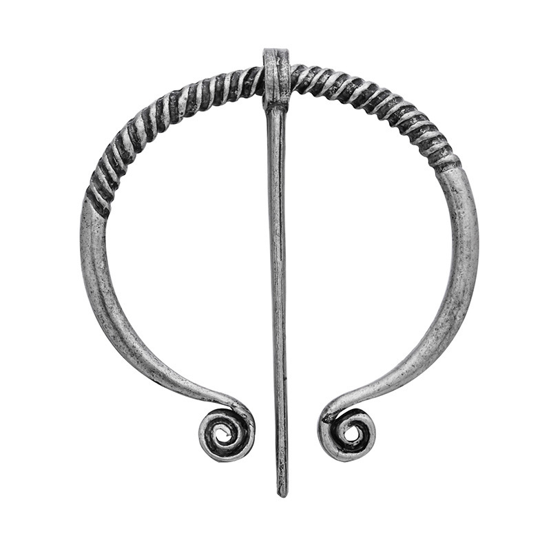 25. 골지 고대 주석 바이킹 브로치 (BC0012-00-11)