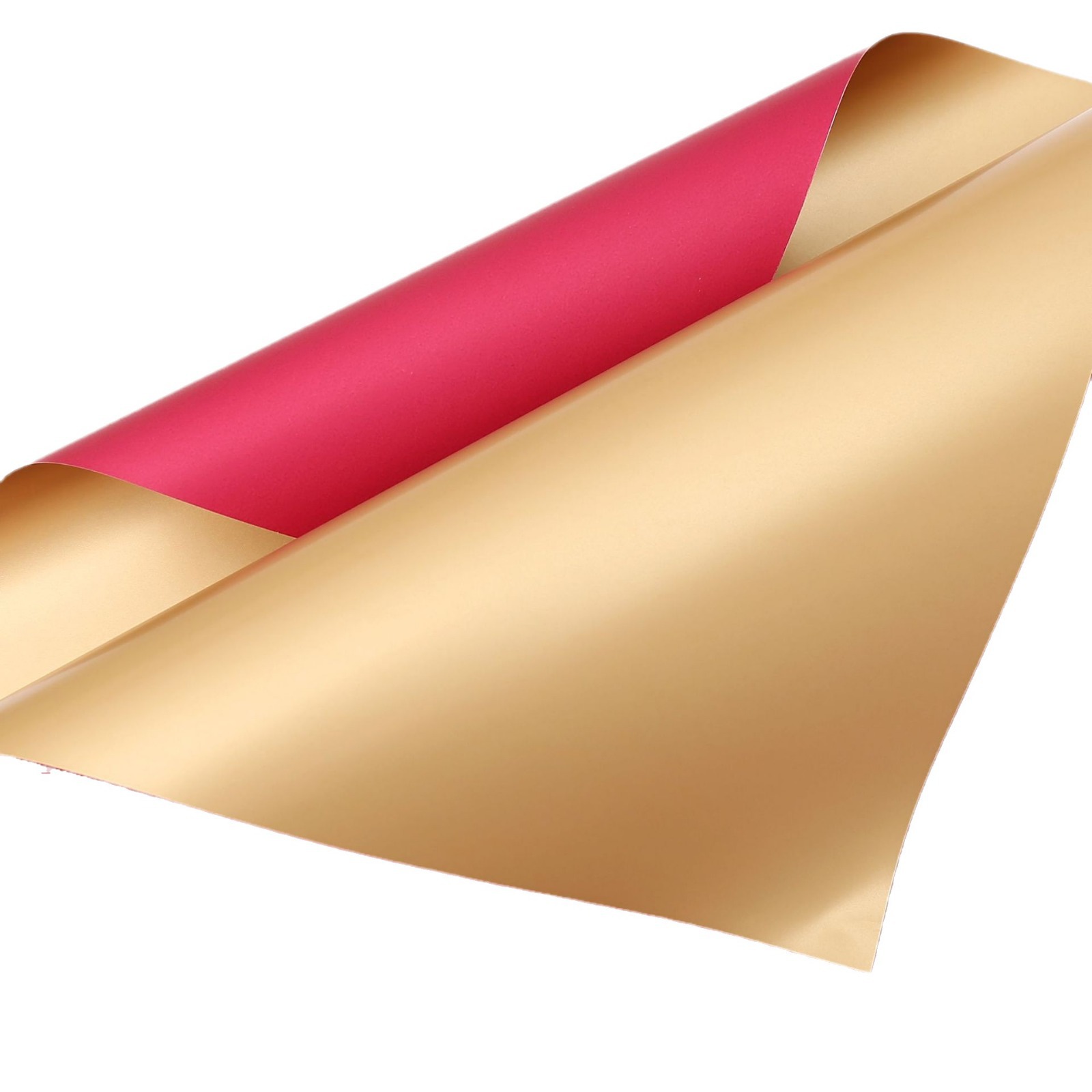 Papel de oro de dos colores ramo de flores papel de embalaje papel de regalo floral papel de oro ouya papel floristería embalaje al por mayor