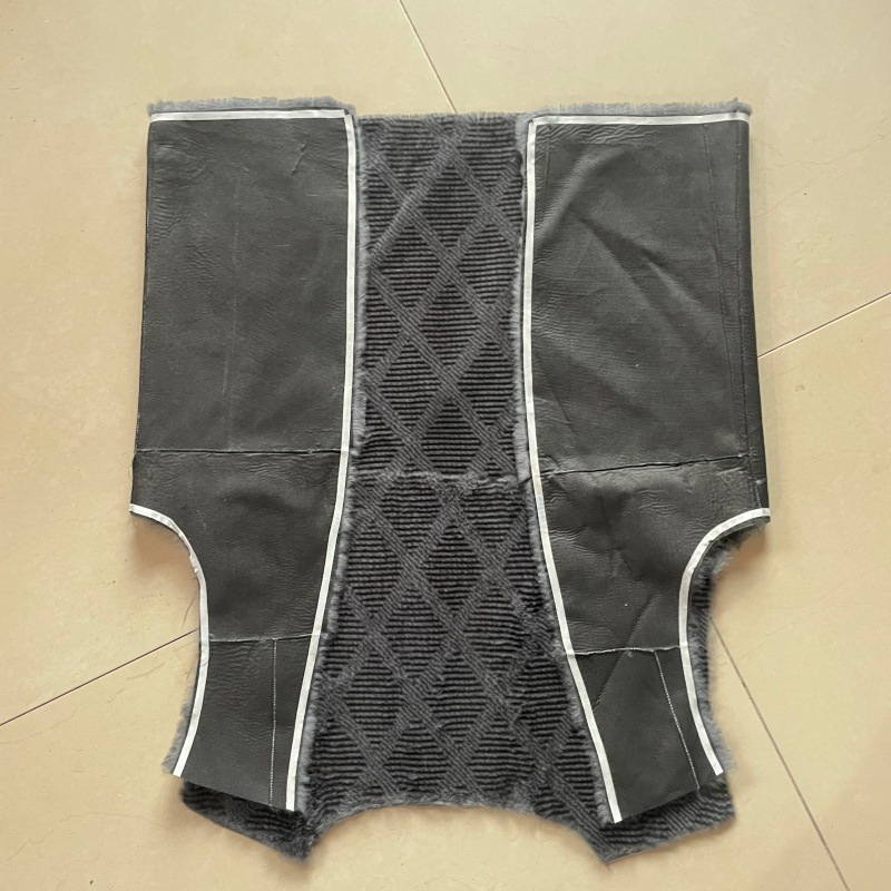 批发派克服兔毛服装内胆獭兔毛印花皮草里衬风衣保暖懒兔毛皮衬里
