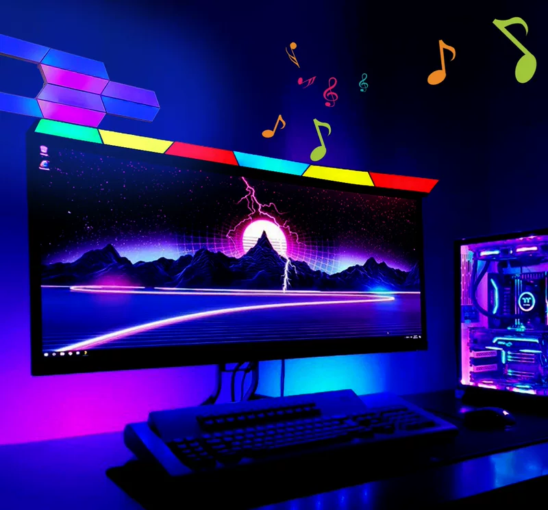 LED-креативный модуль, умный настенный светильник для интерьера
