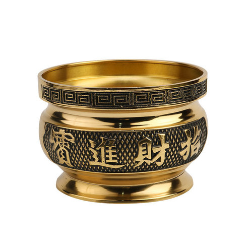 Manufacturer wholesale brass incense burner household Buddhist incense burner temple worship sandalwood burner indoor disc incense burner aromatherapy burner