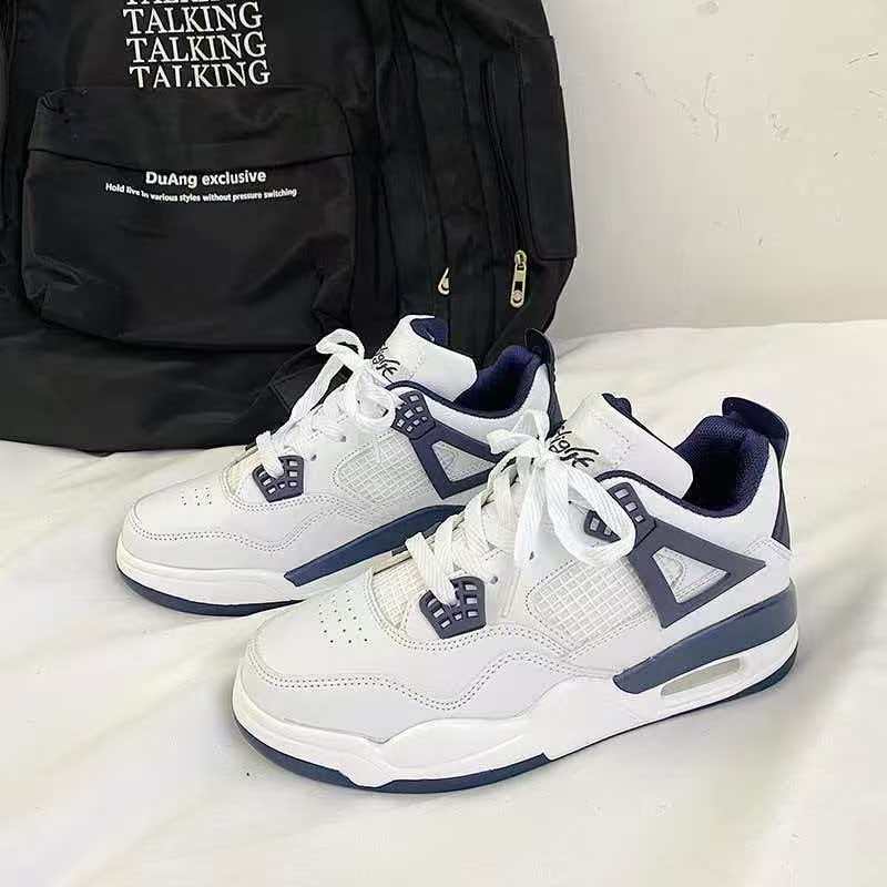 Zapatos de cojín de aire, zapatos de nicho de hombre, zapatos de moda de primavera, zapatos de baloncesto amarillos de suela gruesa