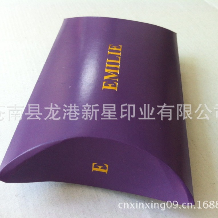 【专业厂家生产】烫金枕型盒 复杂型纸盒