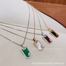 麒麟精工版无事牌葫芦项链贝母网红同款中国风高级轻奢设计吊坠