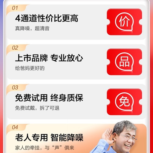 Earpod Charging Specific Earphone for Noise Reduction and Severe Hearing Loss, Suitable for Elderly and Hospitals