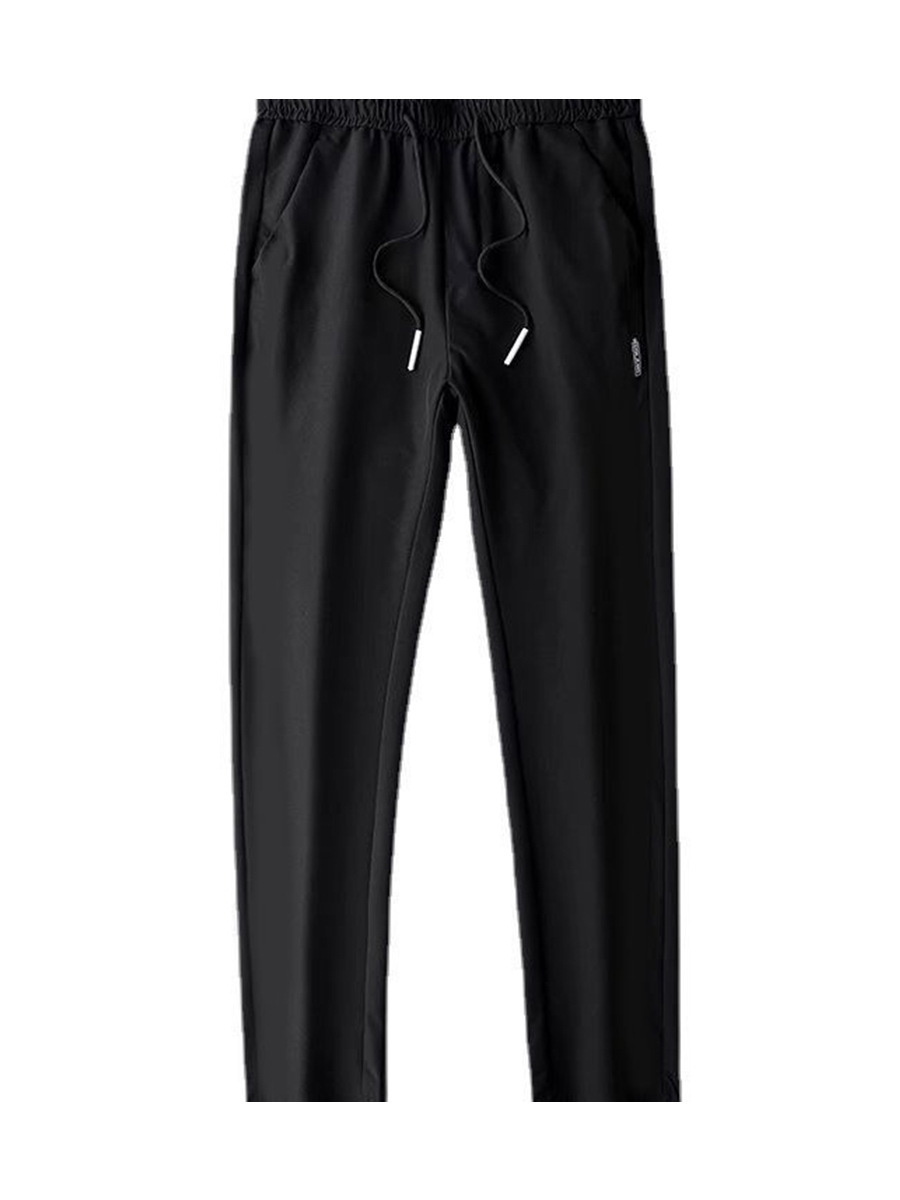 2025 nuevos pantalones delgados para hombres pantalones casuales delgados para hombres pantalones de primavera y otoño de moda para hombres pantalones de color sólido
