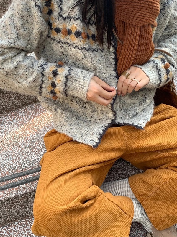 高级感超好看毛衣女秋季小众上衣慵懒风软糯外套灰色针织开衫外穿|undefined