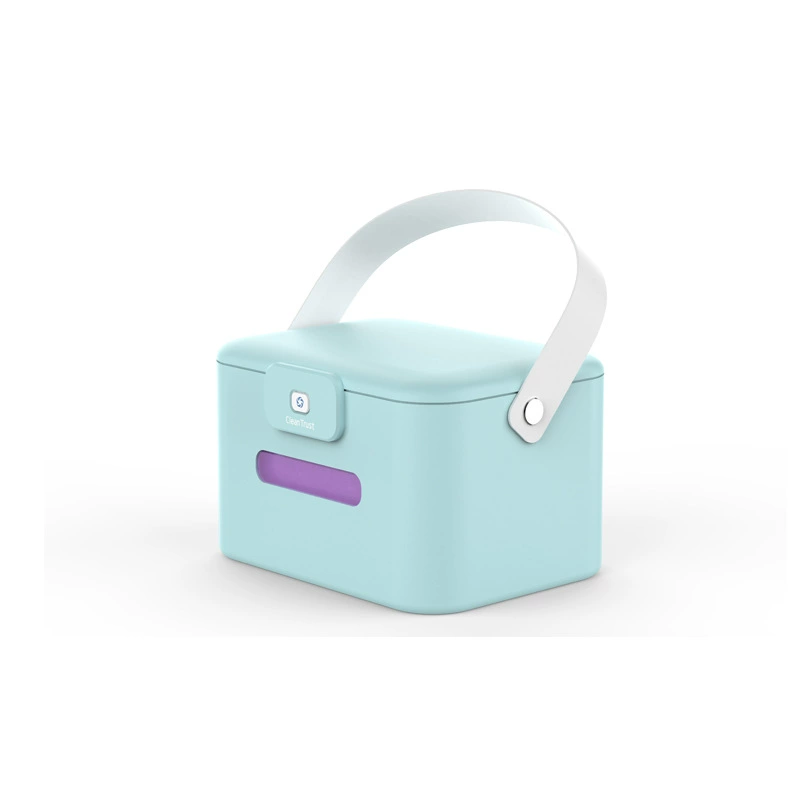 19 секунд чистого удовольствия трансграничной высокого класса портативный УФ дезинфекции мешок фиолетовый светодиодный стерилизации мешок очистки хранения