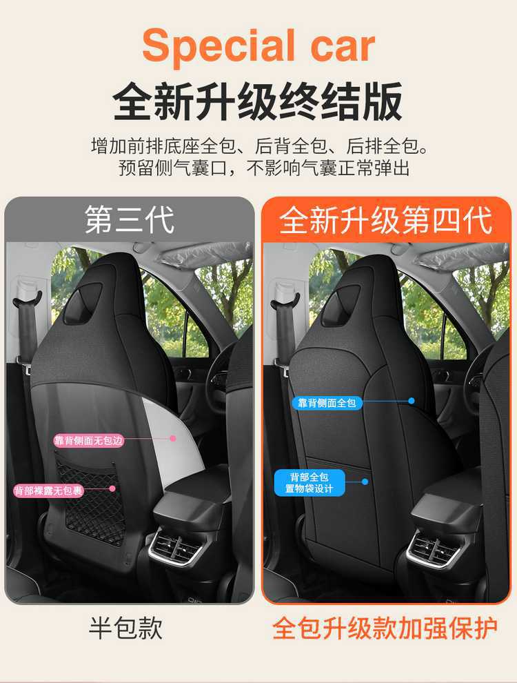 26 types of Lynk & Co 01 special suede car seat covers, all-season suede saddle cushions, breathable leather seat pads