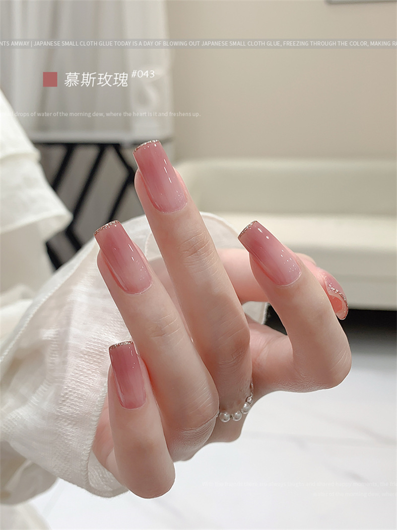 KaSi fototerapia Esmalte de uñas pegamento 2023 nueva primavera y el verano popular blanco lechoso nude rojo cereza salón especial