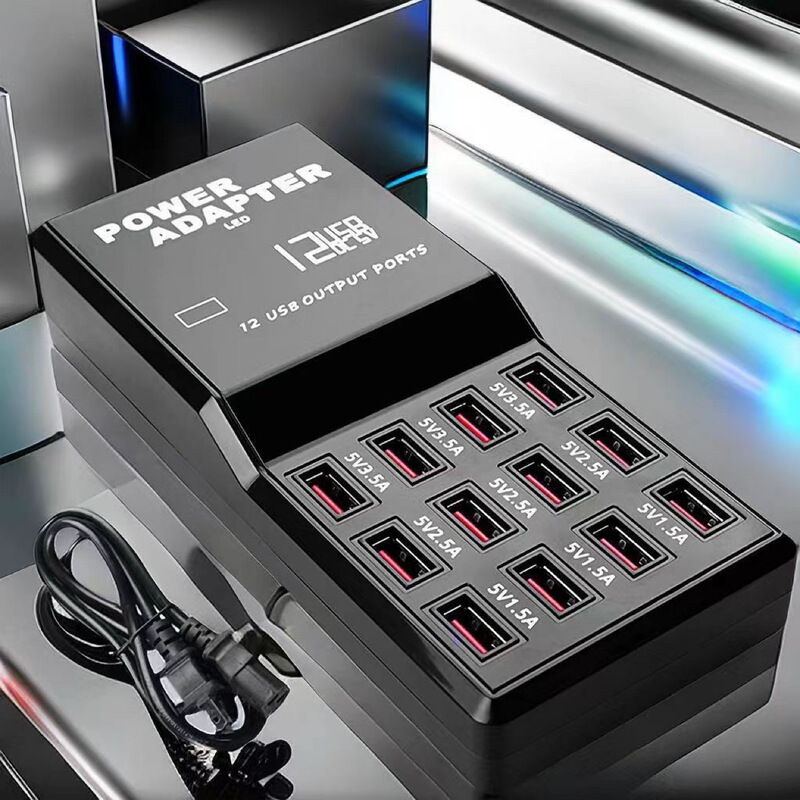 Multi-Port USB Mobile Phone Charger 5V30A120W Universal Multi-Port Charging Station Mobile Game Studio Smart Fast Charging