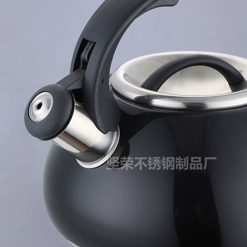 Capacious electromagnetic teapot stainless steel for home use