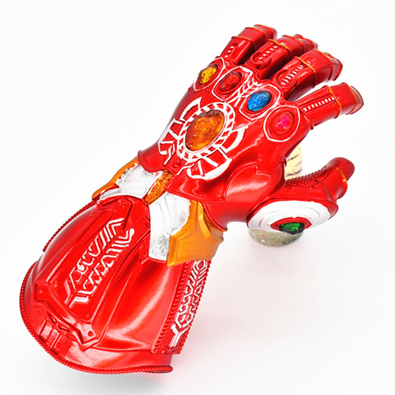 Compuesto de PVC 4 máscara de acero emisión de luz guantes de caballería gema desmontable anti-ba niños adultos mie Maestro guantes