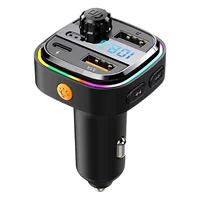 Трансграничный автомобильный Bluetooth MP3 радио громкой связи Автомобильный FM-передатчик 5V3.1A двойной USB быстрой зарядки