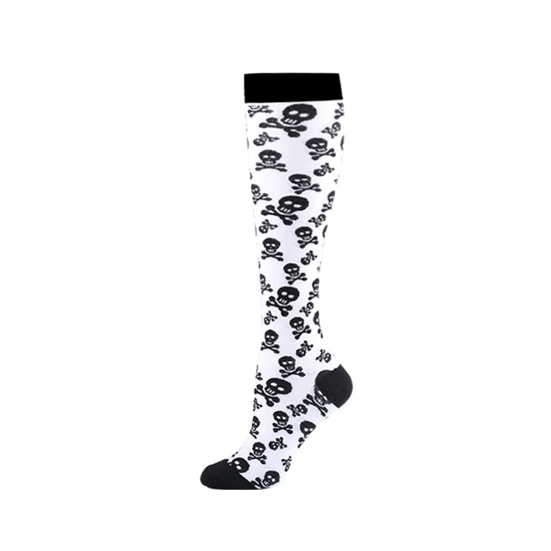 Women's Cool Style Skull Nylon Over The Knee Socks 2 Pieces display picture 5