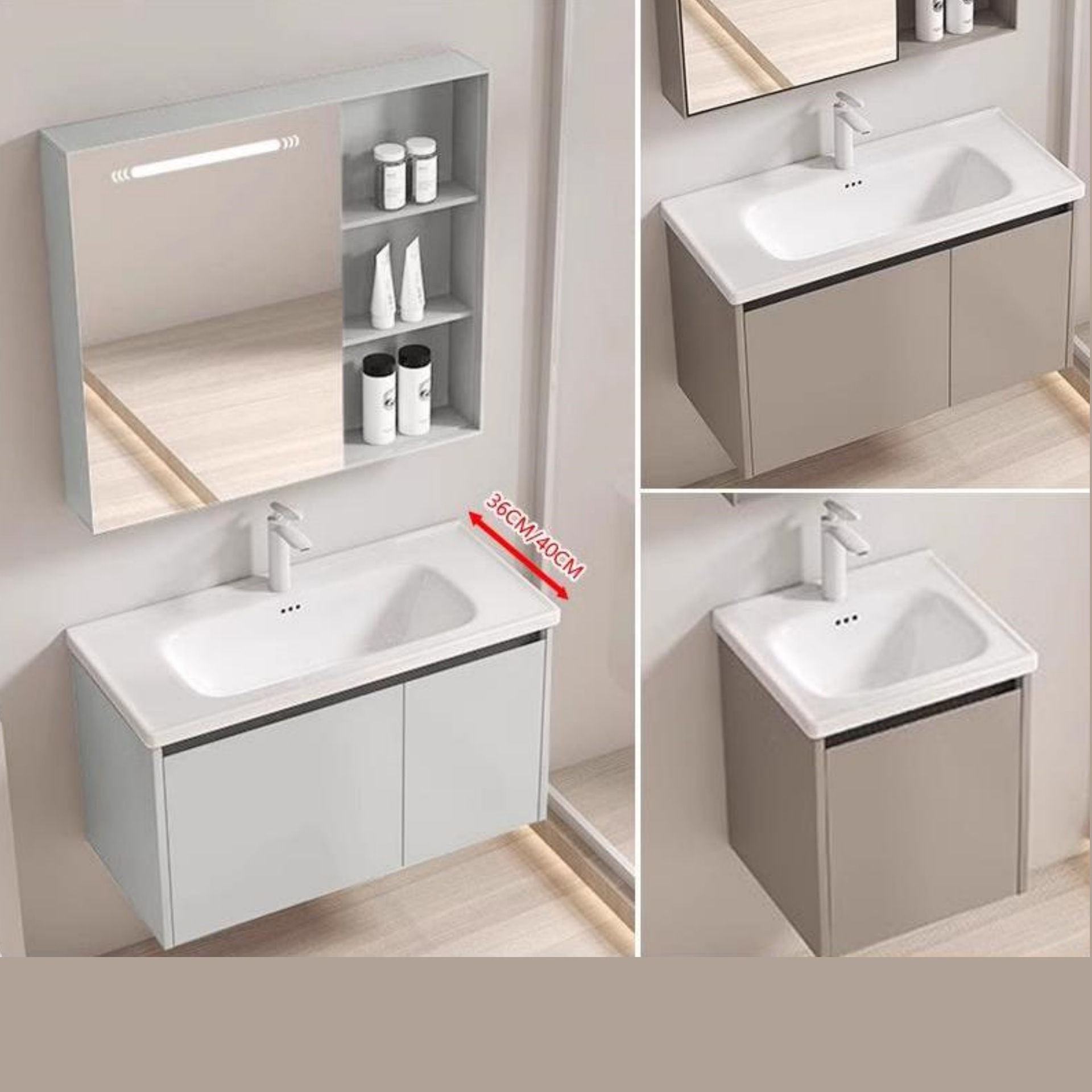gabinete de baño de acero inoxidable de borde estrecho 36cm 40cm tipo pequeño gabinete de baño lavabo lavabo lavabo lavabo
