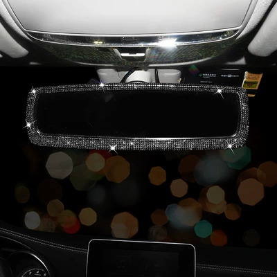 Reversing Mirror Decoration Collection — Sun visor rearview mirror - black-diamond