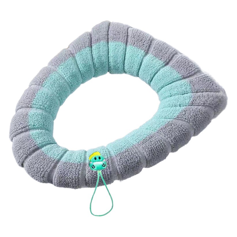 Universal cojín del asiento del inodoro cuatro estaciones disponibles cubierta del inodoro lavable cojín del inodoro de punto de dibujos animados asiento del inodoro caliente