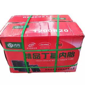 Chaoyang Honghui 1200R20 qalınlaşdırılmış butil kamera, yük maşını şini.