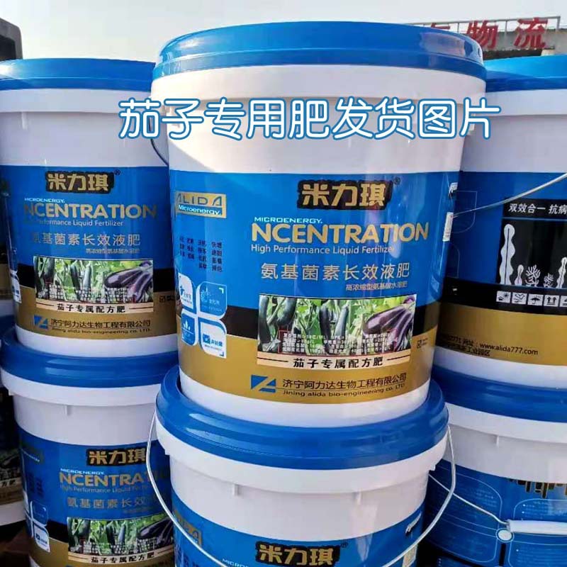 大棚茄子膨大黑亮专用肥 生根壮苗 保花保果 浓缩氨基酸冲施肥