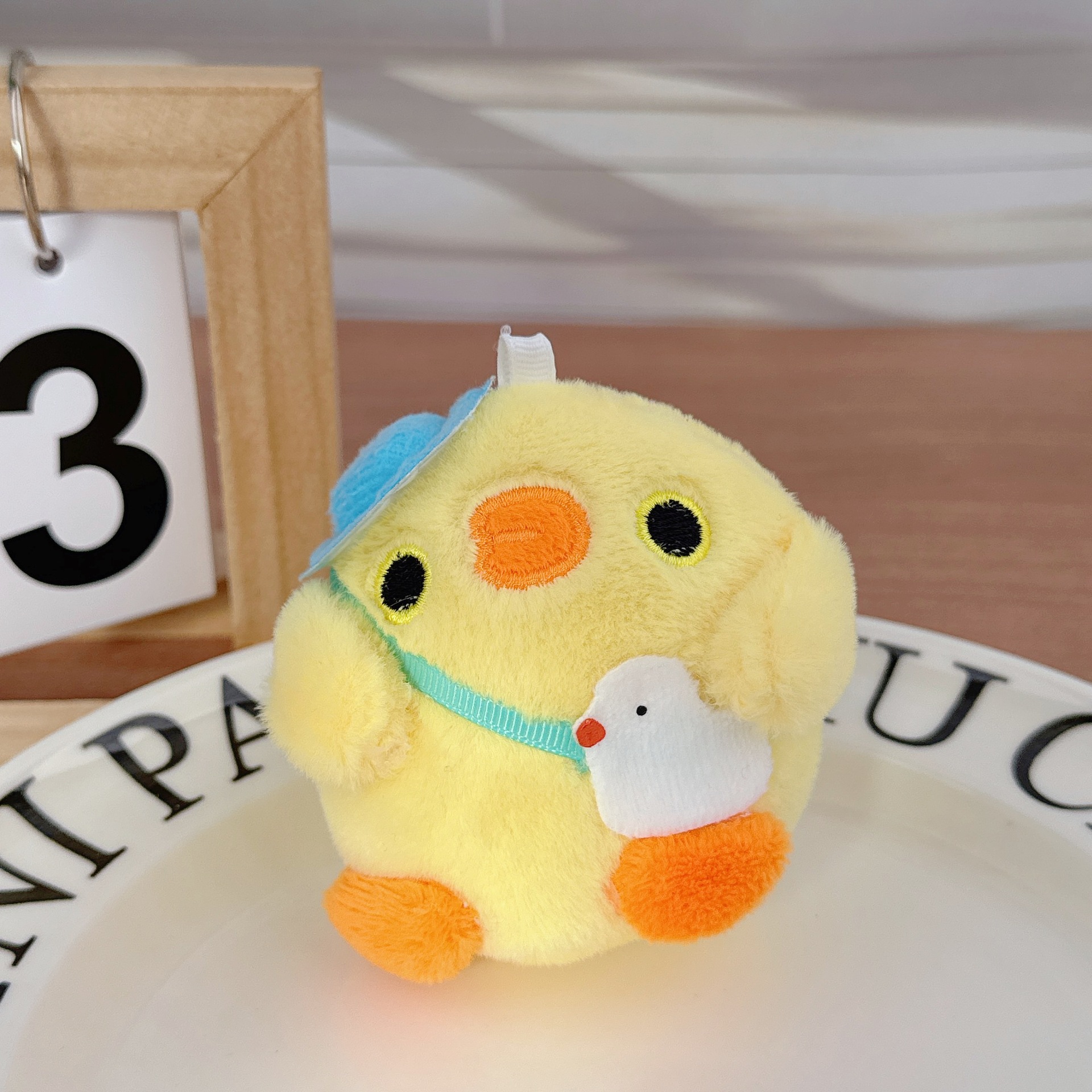 Lindo pollo de peluche bolsa colgante decoración colgante de felpa muñeca Regalo de Cumpleaños muñeca de peluche al por mayor