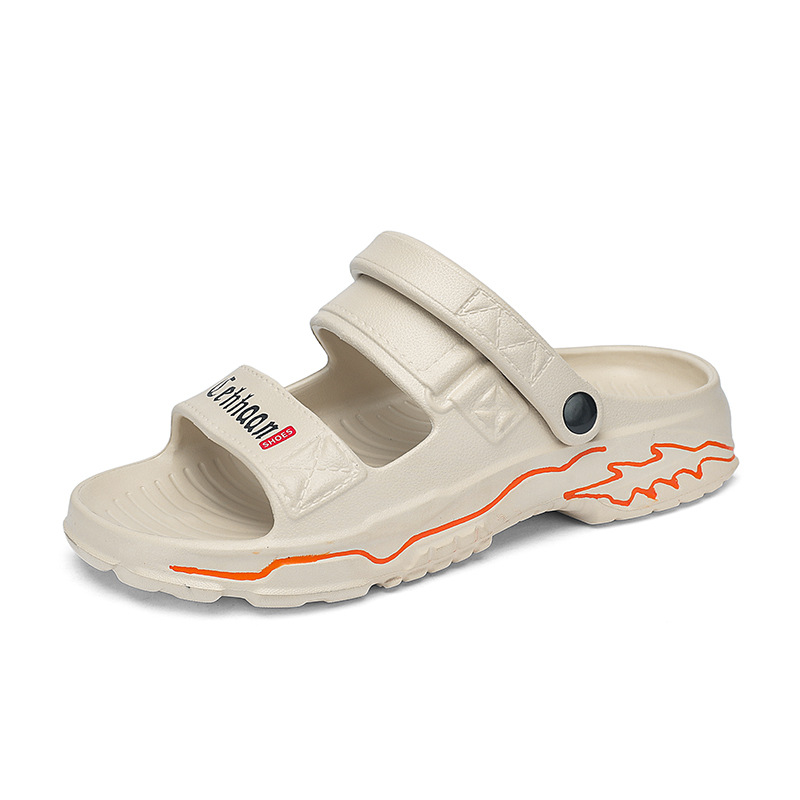 Combinación 2025 diseñador transfronterizo zapatos de dos agujeros al aire libre para hombres zapatos de playa de moda de verano zapatillas de hombre