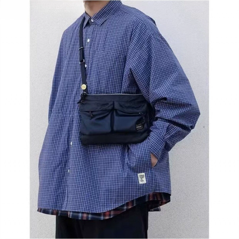 Z Японская сумка через плечо для мужчин, модная универсальная сумка через плечо большой вместимости с нишевым дизайном, модный бренд L