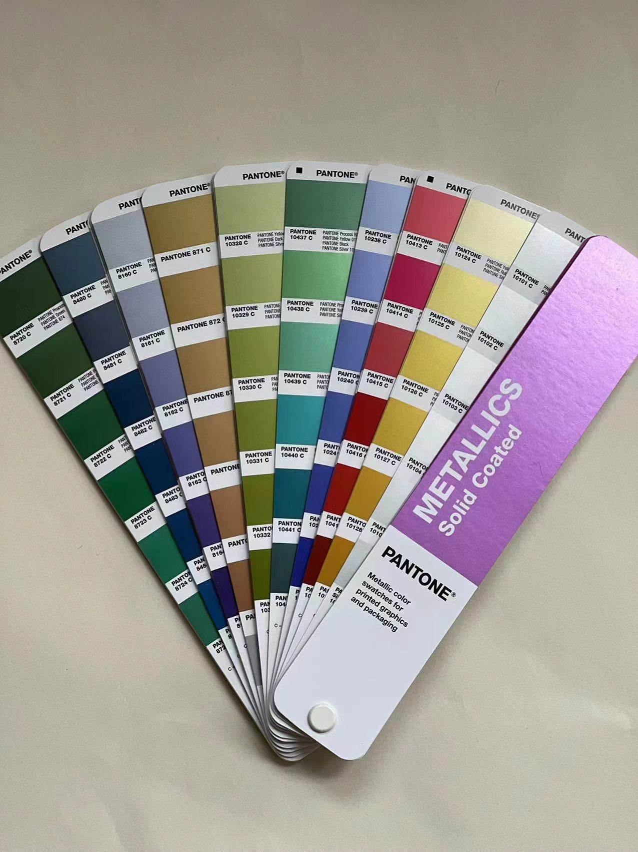 新版2022年潘通金属色卡GG1507B正版8+10开头PANTONE