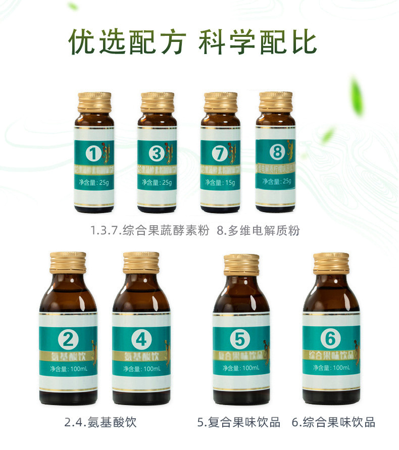 Taiwan-Style Fruit & Vegetable Enzyme Powder Drink Kit (Plant Beverage) — Chelated Fermentation Blend with Probiotics & Fiber overview
