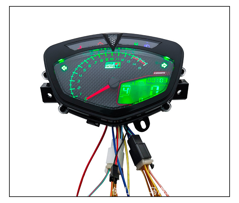 Foreign Trade Wholesale Motorcycle Instrument Suitable for Ymh Lc135 C8 Odometer 7-Color Code Meter Assembly Modification Accessories