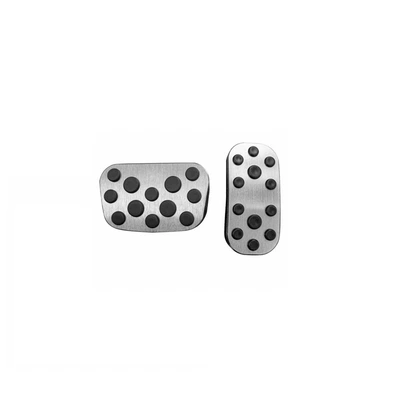 Suitable for 24 Toyota TACOMA modified accelerator rest pedal anti-skid brake stickers for interior (Other Automotive Interior Supplies) - brushed-silver