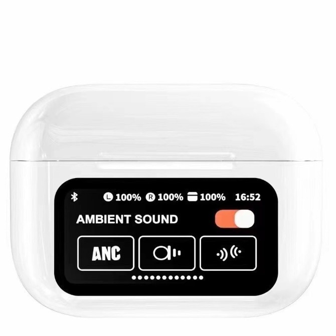 新款跨境a9pro彩屏ANC降噪TWS无线入耳式运动通话听歌蓝牙耳机5.4|undefined