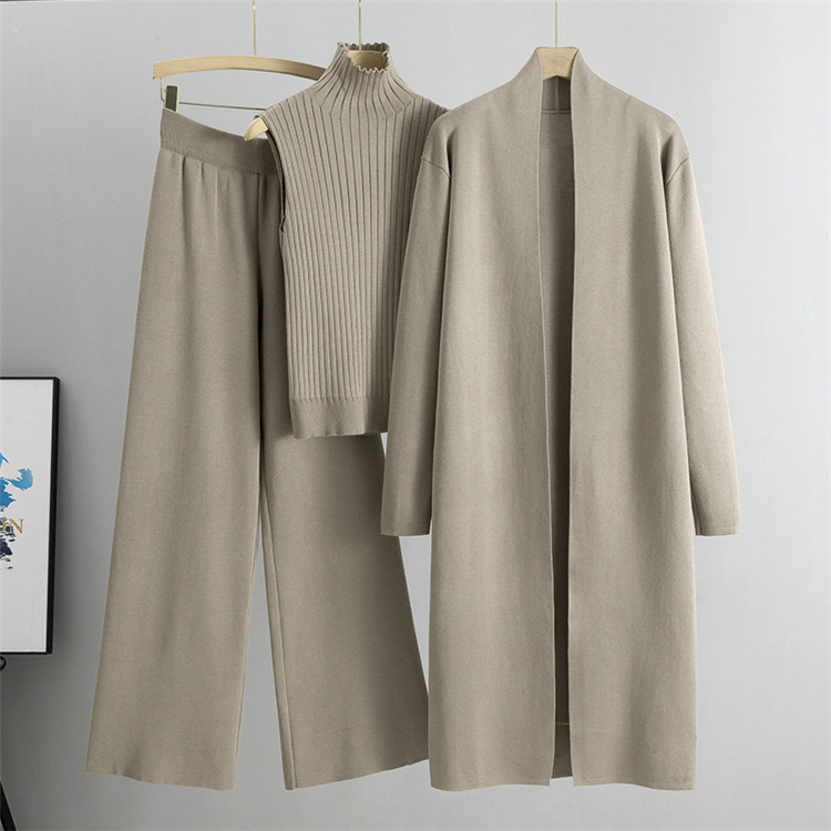 Damen Strick Set Dreiteilig Europäische Sommermode Für Damen_voghion.com