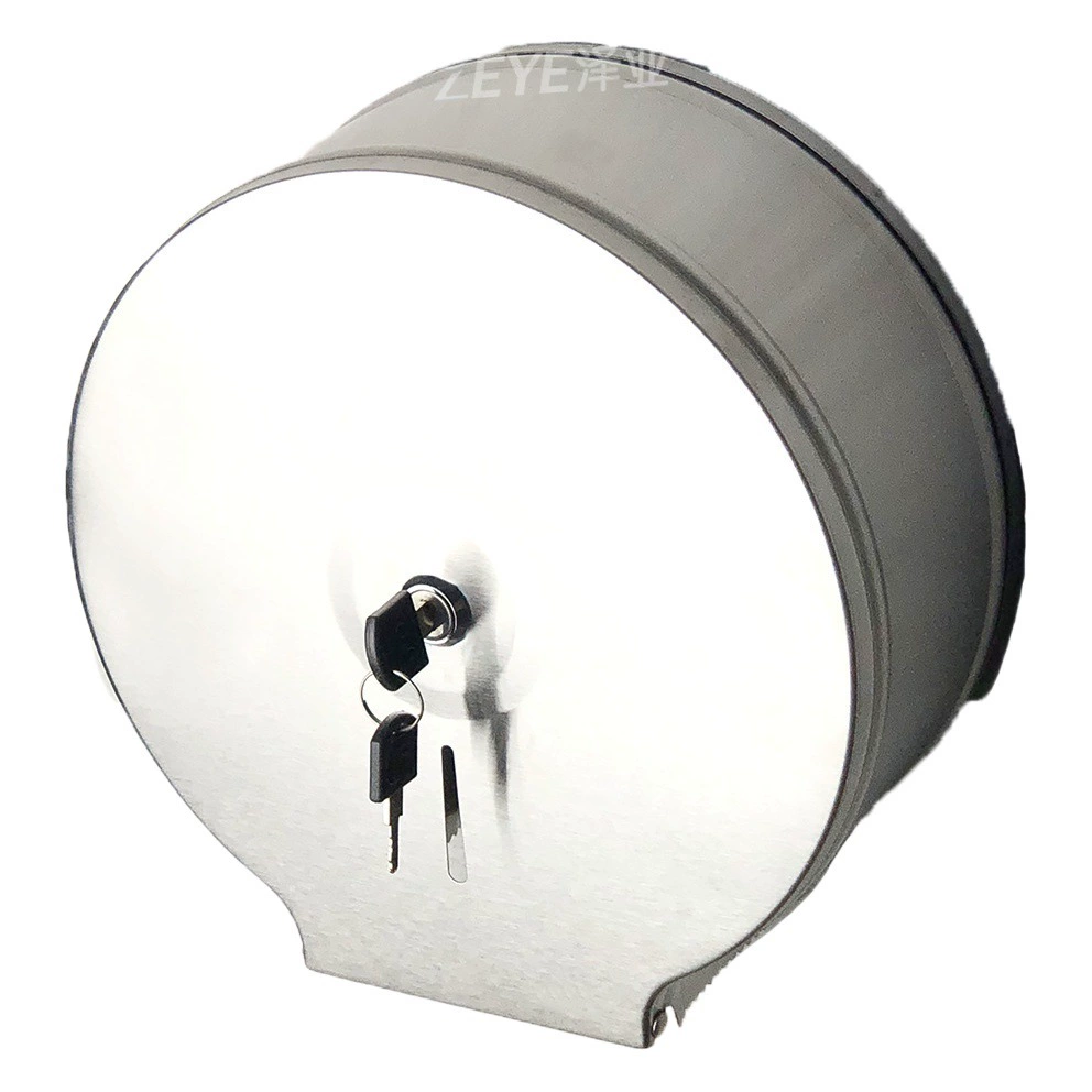 304 нержавеющая сталь большой рулонный бумажный ящик отель общественный Туалет настенный ручной протирки Круглый бумажный полотенце держатель для туалетной бумаги