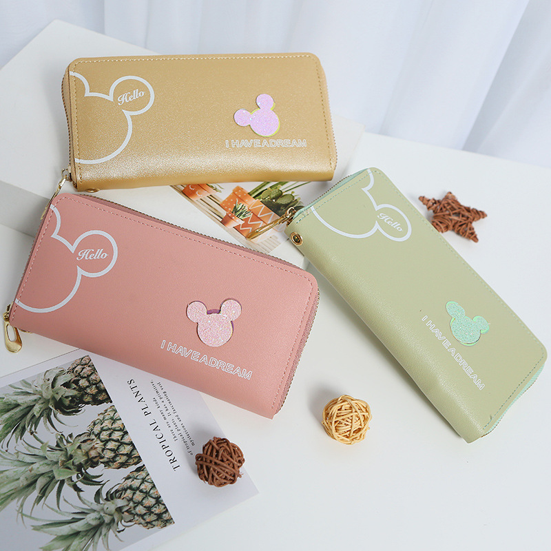 2023 nueva versión coreana multifuncional de dibujos animados larga corta billetera de mujer bolso de moda para teléfonos móviles bolso de mano mujer