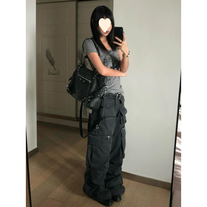 【人棉莫代尔1*1随心裁】y2k亚文化正肩短袖女夏季印花修身上衣|undefined