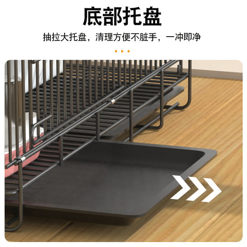 Cat cage, household cat villa with toilet, indoor oversized folding cattery, cat house, small cat cage, cat nest