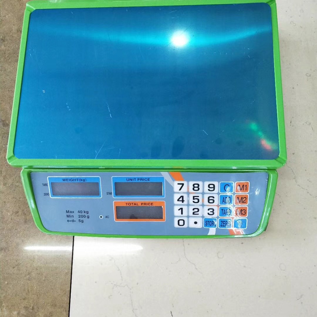 816 báscula electrónica báscula 40kg báscula comercial pesada pesada pesada frutas y verduras