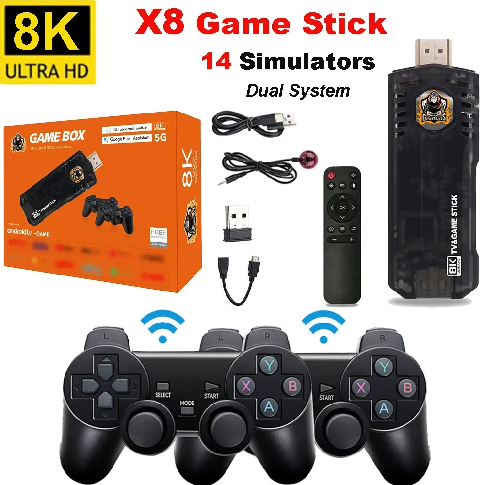 (Cross-border trading), wireless game console, new collection, 2 in 1