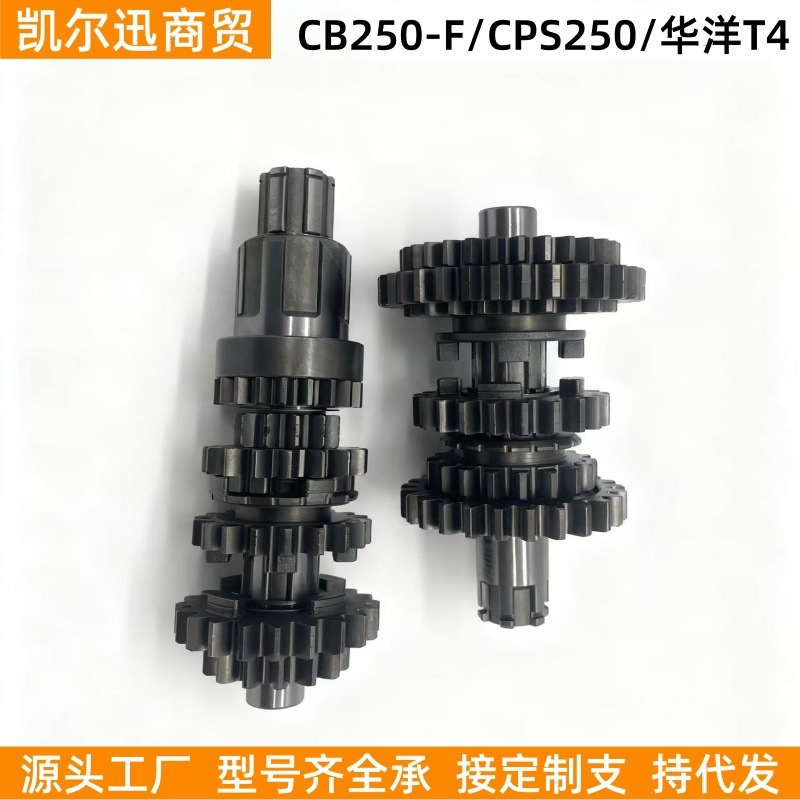 Direct Sale Motorcycle Parts Cpscb250-F Huayang T4 Main and Secondary Shaft Assembly Gear Engine Full Set of Gears