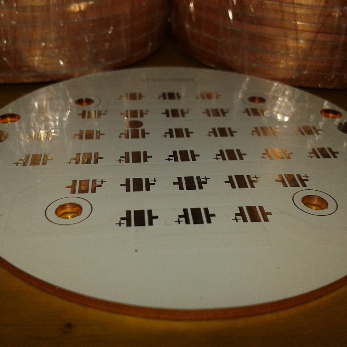 PCB铝基板大功率36W铝基板190mm1.4喷锡 36W灯板定铝基板厂铝基板