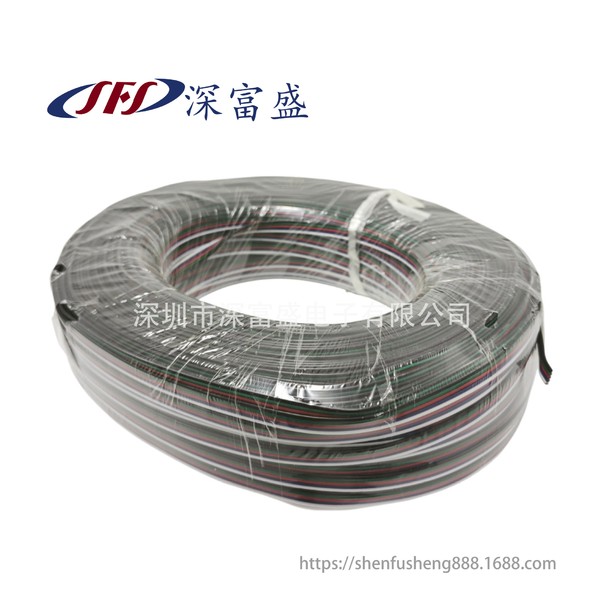 LED 5P连接线 RGBW延长线 5P并线