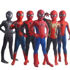 スパイダーマンの連体服の漫威セットのタイトな服の鋼鉄の秋の薄い金のハロウィンの子供のショーのcos服