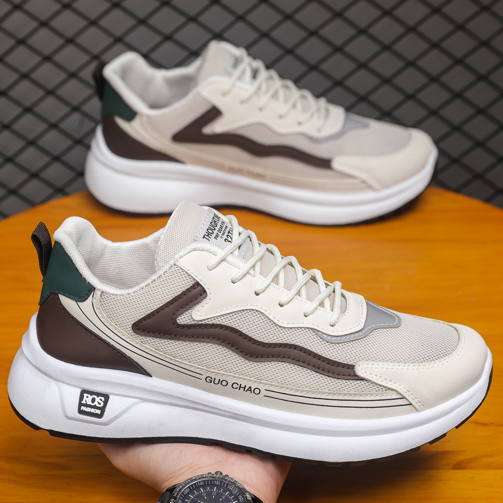 Zapatos de hombre de verano nuevo estilo de color matriz nacional Agan mesh transpirable zapatos de moda cómodos zapatos casuales suaves al por mayor