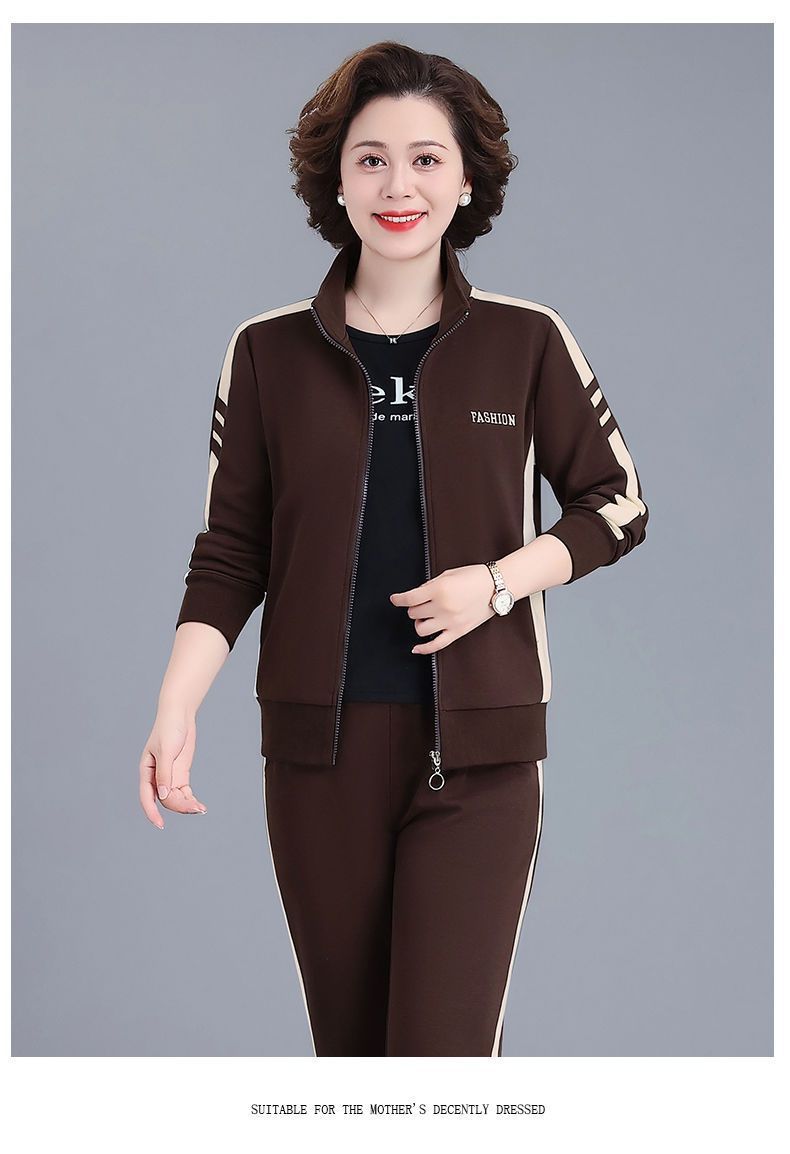 Women's Plus Size Sports Suit Casual Two Piece Set For Women_voghion.com