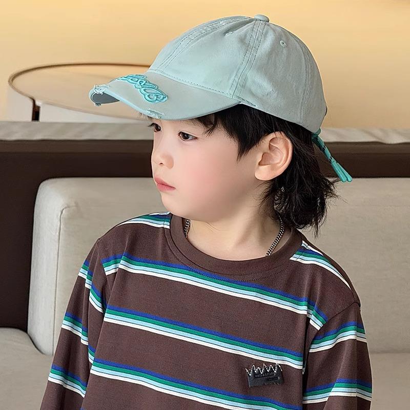 Sombrero de béisbol para niños 2025 nueva lengua de patito de primavera, niño grande, tesoro, guapo, calle frita, moda, primavera, verano