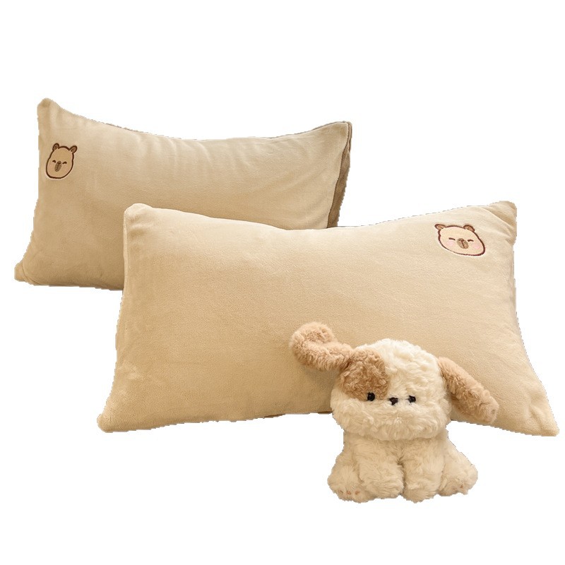 Leche de seda cama de cuatro piezas 2025, nuevo otoño y invierno de seda de coral, sábanas de calentamiento gruesas, colchón de cama de tres piezas