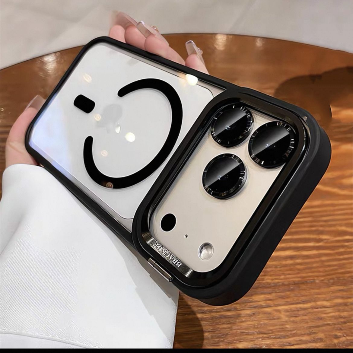 Soporte de lente succión para iPhone18PROMAX caso de teléfono con colgante Apple 17 película de lente anti-caída 16