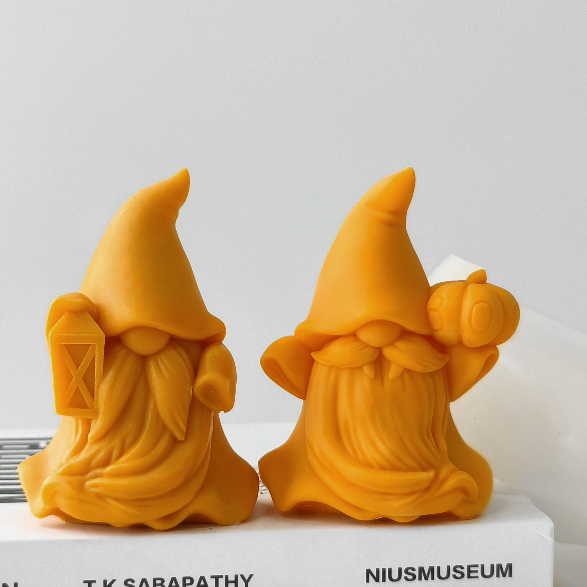 Amazon Halloween enano molde enano creativo resina decoración DIY aromaterapia vela yeso