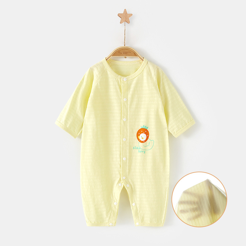 Mono para bebé, pijama de algodón fino de manga larga para verano, ropa para recién nacidos, ropa de verano para niños pequeños, ropa de bebé para niños y niñas